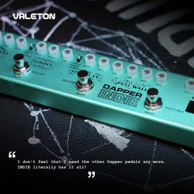 Valeton Dapper Indie Ambient Psychedelic Garage Postrock Alternative Rock Guitar Bass Multi Effects(U.S. domestic inventory) image 6