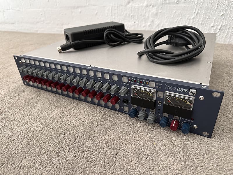 AMS Neve 8816 16-Channel Summing Mixer 2010s - Blue image 1