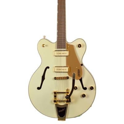 New Gretsch Electromatic Pristine LTD Center Block Double Cut White Gold Top/Natural Back & Sides image 7
