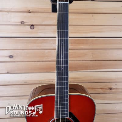 Yamaha FG830 Dreadnought Acoustic Guitar - Autumn Burst image 4