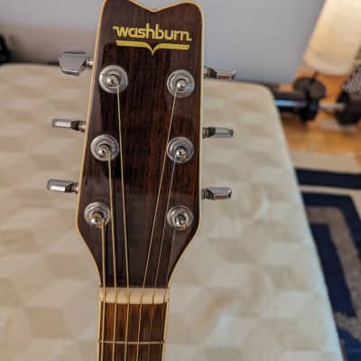 Washburn Spirit, Solidbody Thinline Acoustic Guitar + Mi-SI Motif + Impulse Responses (Fender Acoustasonic/Highway Series Dreadnought Alternative) image 4