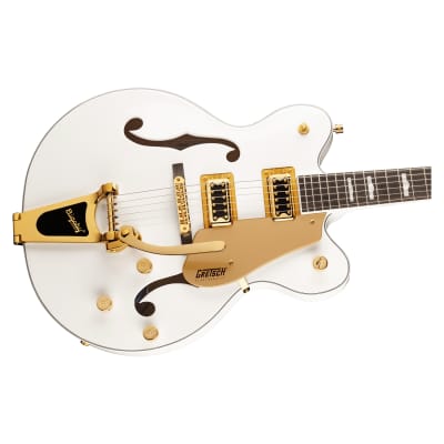Gretsch G5422TG Electromatic Classic Hollow Body Guitar, Laurel, Snowcrest White image 2