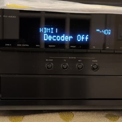 Yamaha Yamaha AVENTAGE RX-A830 7.2-Channel Network AV Receiver 2010 - Black metal