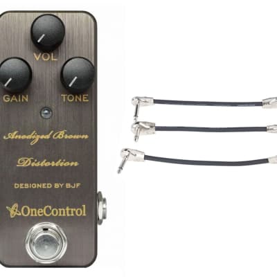 One Control Anodized Brown + Gator Patch Cable 3 Pack image 1