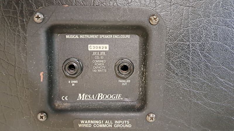 Mesa Boogie 2X12 2FB CEL-30 Late 90s/early 00s - Black | Reverb