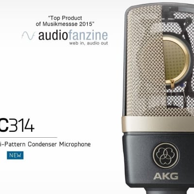 AKG C314 Professional Multi-Pattern Condenser Microphone image 3