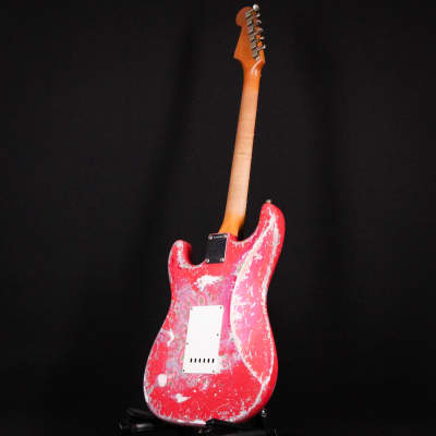 Fender Custom Shop Masterbuilt Dennis Galuszka 62 Stratocaster Super Heavy Relic Fiesta Red / Pink Paisley Brazilian Rosewood 2024 (R135770) image 14