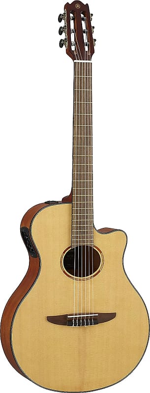 Yamaha NTX1 Nylon String Acoustic-Electric Guitar - Natural image 1