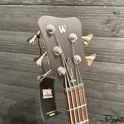 Warwick Rockbass Vampyre 5 String Black Electric Bass Guitar w/ Gig Bag image 12