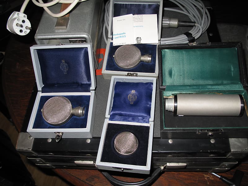 Neumann Gefell CMV 563 Vintage Tube Microphone W/ M55, M7S Reverb