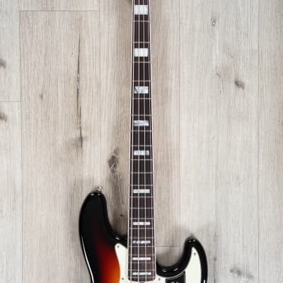 Fender American Ultra Jazz Bass Guitar, Rosewood Fingerboard, Ultraburst image 4