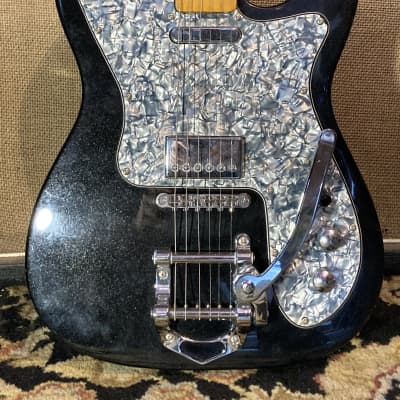 Stagg Custom Deluxe T Style with Bigsby Style Vibrato Telecaster 2000s - Black Sparkle image 1