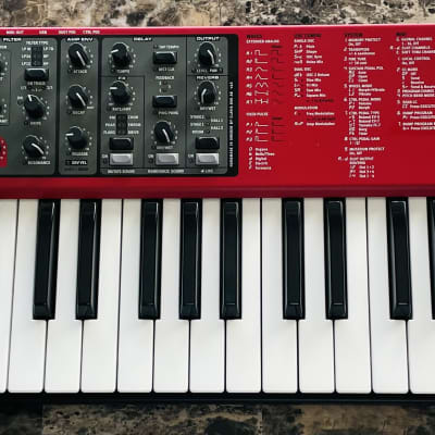Nord Lead A1 49-Key 26-voice Polyphonic Synthesizer 2014 - 2022 - Red