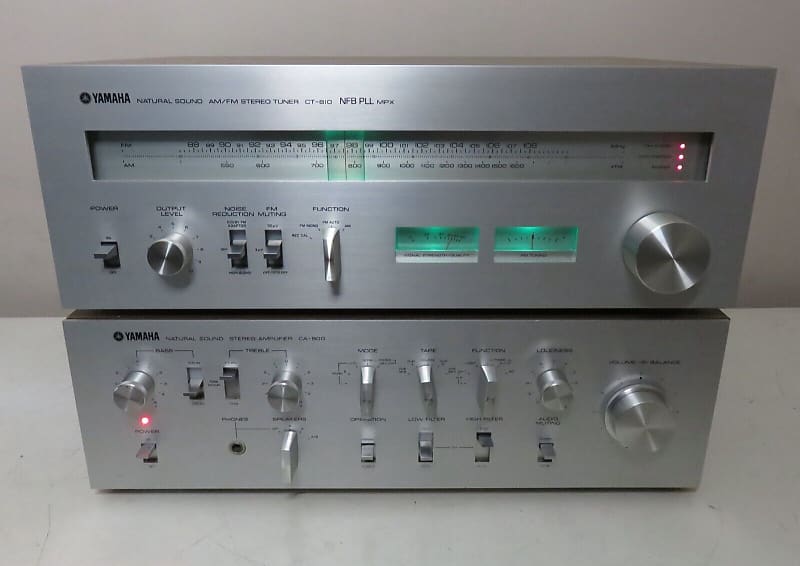 YAMAHA 2PC AMPLIFIER CA-800 + TUNER CT-810 SERVICED FULLY