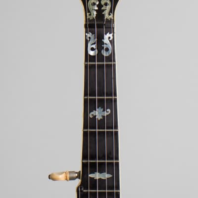 Clifford Essex  Paragon 5 String Banjo (1924), ser. #23, black hard shell case. image 5