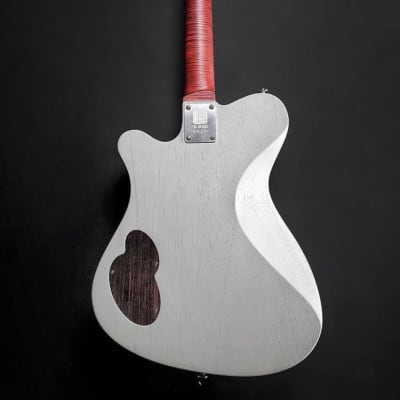 Tao Guitars T-Bucket "Cedar Beach" Grey/Red, Mastery Vibrato & Bridge 2020/NEW (Authorized Dealer) image 7