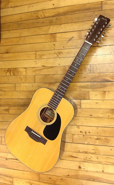Fender F 5 12 12 String Acoustic 1980s Natural
