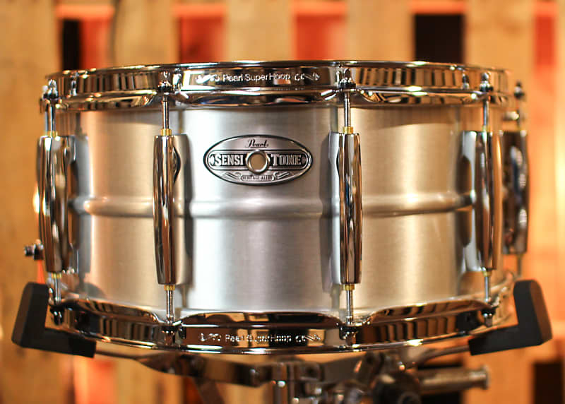 Pearl 14x6.5 SensiTone Heritage Alloy Aluminum Snare Drum image 1
