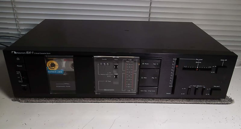 1982 Nakamichi BX-1 Stereo Cassette Deck New Belts &amp; Serviced 03-29-2024 Excellent Condition #657  			