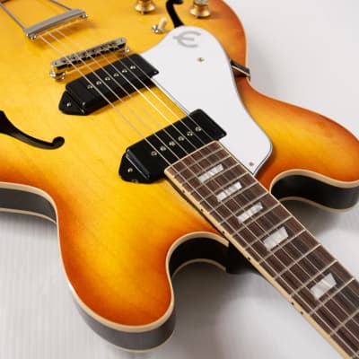 Epiphone USA Casino Left-handed Hollowbody Electric Guitar - Royal Tan image 6