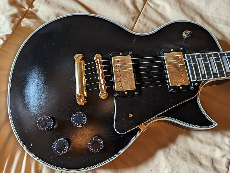 FGN Fujigen NLC-20 Les Paul Custom 2019 - Satin Matte Black - | Reverb