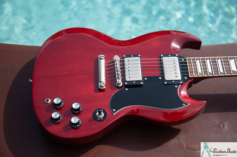 2008 Burny RSG-95 - '63 SG Model - Made in Japan - Cherry | Reverb