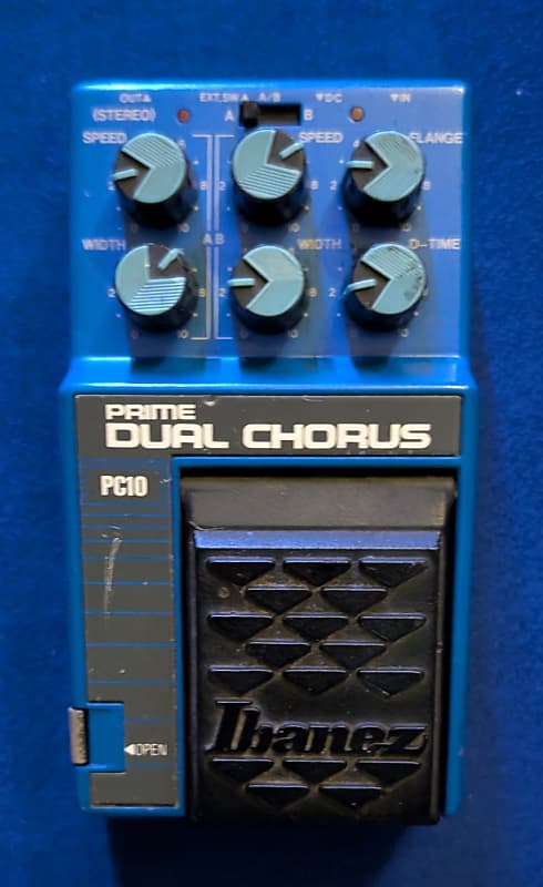 Ibanez PC10 Prime Dual Chorus 1980s - Blue | Reverb