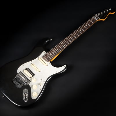 2021 Fender American Ultra Luxe Stratocaster RW Floyd Rose HSS - Mystic Black | USA Matching Headstock | COA OHSC image 5