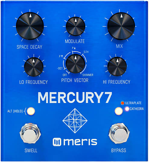 Meris Mercury 7 Reverb Guitar Effect Pedal image 1
