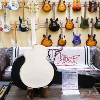 Gretsch G6136T-59  '59 Falcon Hollow Body with Bigsby Vintage White Owned by Misha Mansoor (Periphery) image 8