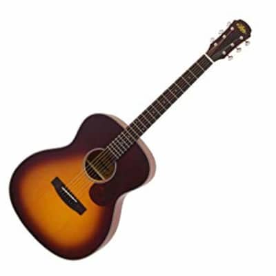 Aria ARIA-101-MTTS 100 SERIES Spruce Top Mahogany Neck OM Orchestra 6-String Acoustic Guitar image 4