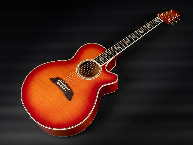 1990s Takamine NPT115 - Fire Red Burst | Japan Vintage Electro