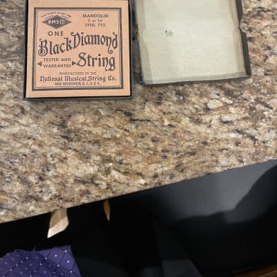 Black Diamond Vintage Guitar and Mandolin Strings & Packaging B.B. King Jimi Hendrix Used 1930s-1950s image 3