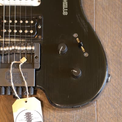 Vintage! Steinberger GR-4 Super Strat Headless Electric Guitar Black HSS + OGB image 8