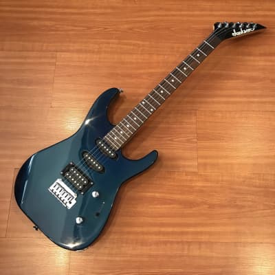 Jackson D10 Dinky Blue Metallic Gloss Finish Electric Guitar for sale