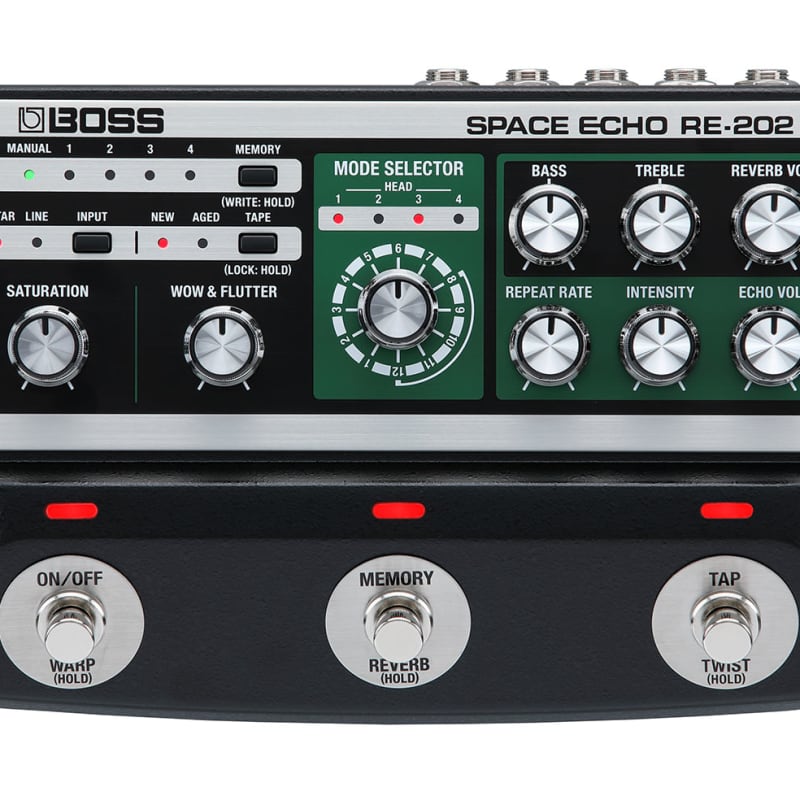 Boss RE-202 Space Echo Delay/Reverb Pedal - Open Box