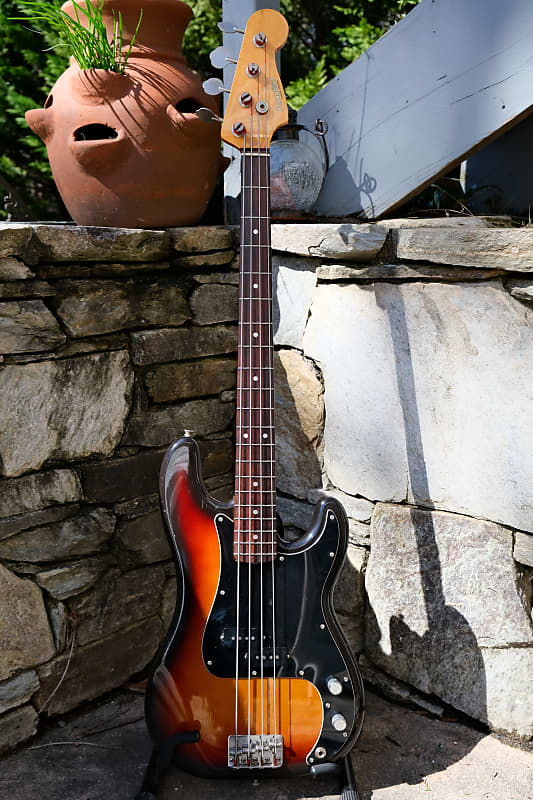 Fernandes Limited Edition P-Bass Sunburst - Sunburst - Plays | Reverb