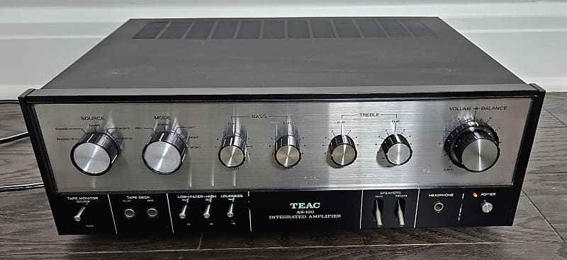 TEAC AS-100 Integrated Amplifier - *RARE* Recapped & Restored - Very Nice