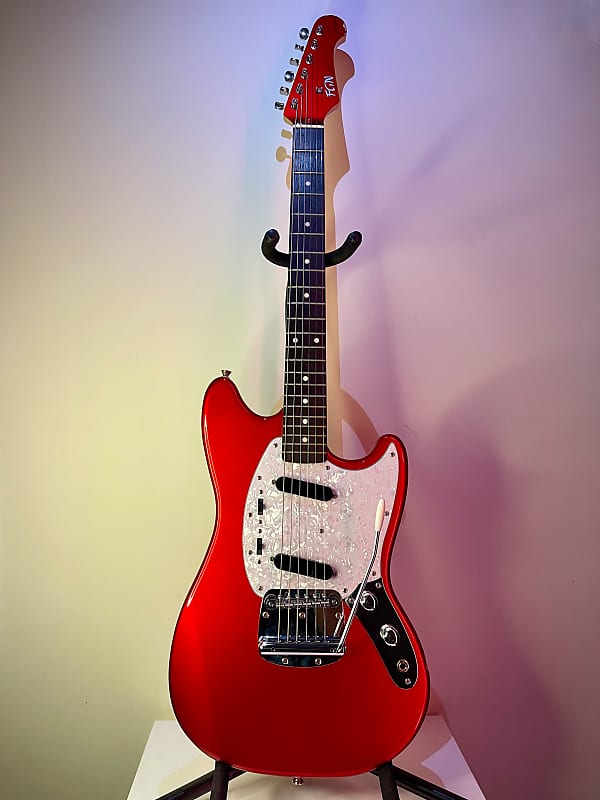 ギター FUJIGEN FGN JMG-6R CAR MUSTANG Fujigen FGN JMG6R Mustang Made in Japan Candy Apple Red | Reverb