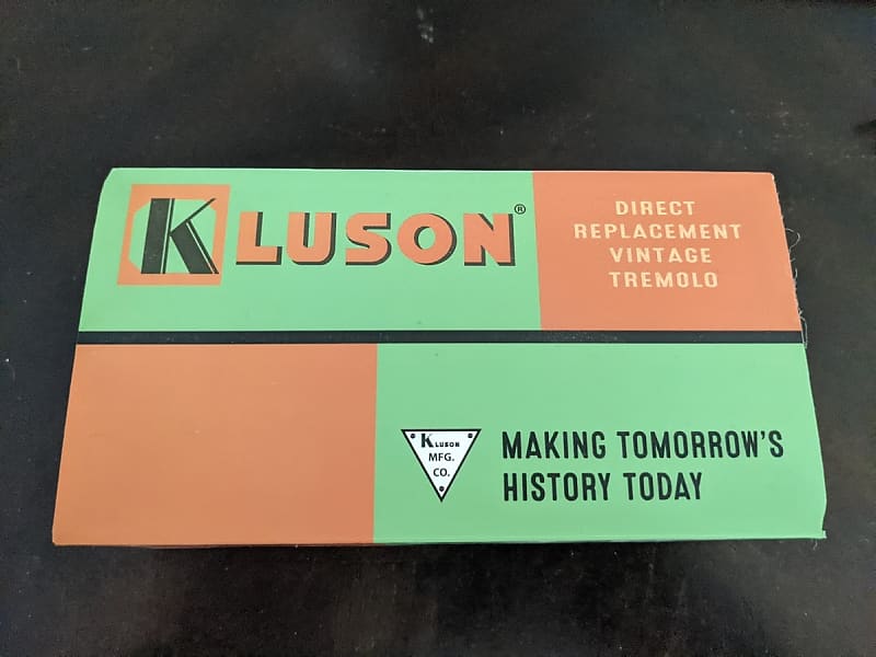 Kluson Kluson Left Hand Vintage Steel Block Tremolo Bridge Nickel fits Fender image 1