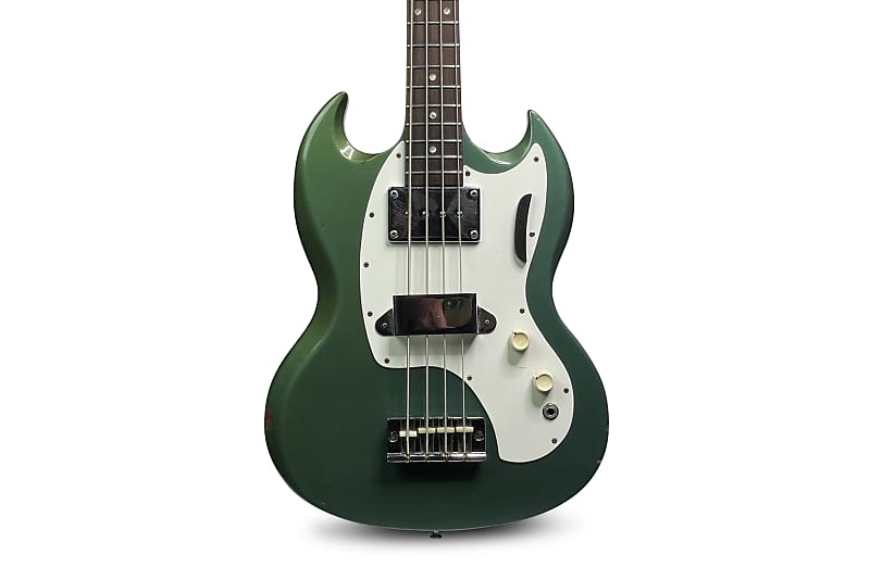1968 Gibson Melody Maker Bass - Pelham Blue - All Original image 1