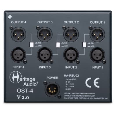 Heritage Audio OST-4 V2.0 4-Slot 500 Series Module Rack with OS Tech image 8