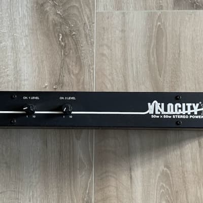 Rocktron Velocity 100  Stereo Rack Guitar Power Amp 2000s - Black for sale