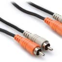 HOSA CRA-203 Stereo Audio/Video Interconnect Cable Connector Dual RCA - 3 m