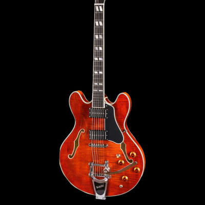 Eastman T486B Semi Hollow Body Classic Finish Electric Guitar image 1