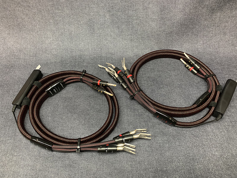 AudioQuest Comet 5foot speaker cables full range / biwire Reverb