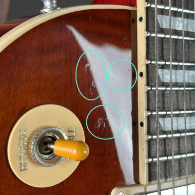 Used Gibson Les Paul Standard 60s Iced Tea REPAIRED HEADSTOCK w/case TSU19779 image 5