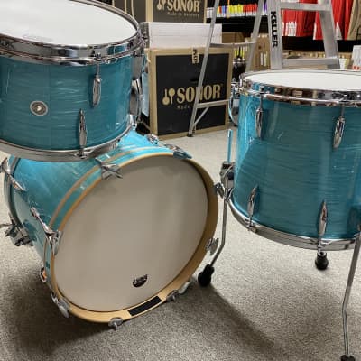 Sonor Vintage Series California Blue Bop Drum Set image 8