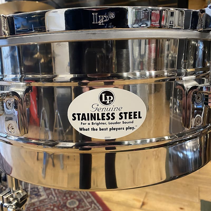 LP Tito Puente Timbale Set - 13/14 Stainless Steel (256S