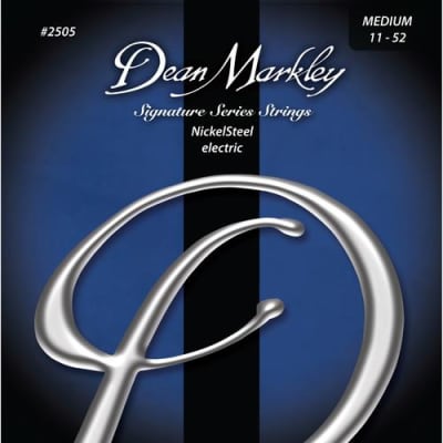 Dean Markley 2505 Med Nickelsteel Electric Signature Series Guitar Strings 6-String Set 11- 52 for sale